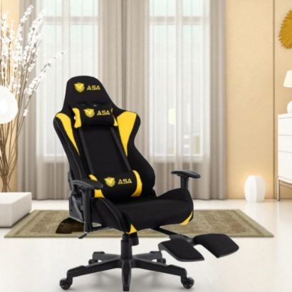 صورة كرسي جيمنج مريح مع مسند قدم